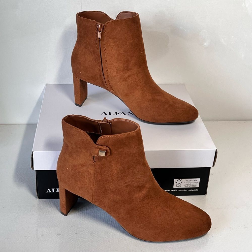 Alfani Paam Sculpted Heel Ankle Booties